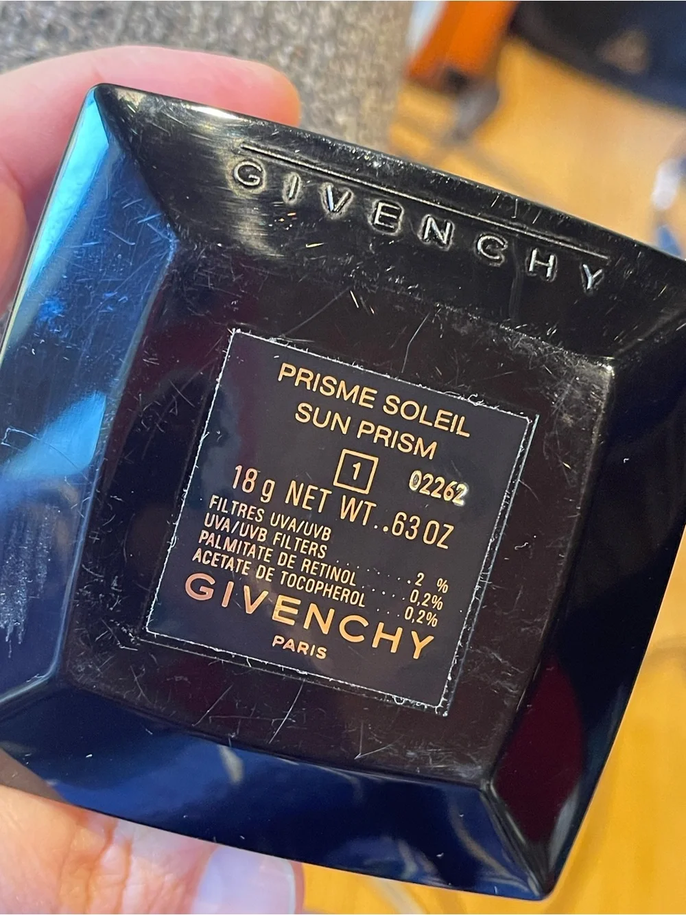 Givenchy sun prism palette unused w plastic cover #1 prisme soleil makeup
